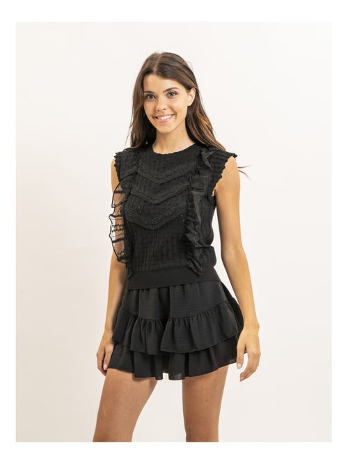 Top sans manches dentelle FEVIA - Kiabi Top sans manches dentelle FEVIA - Kiabi