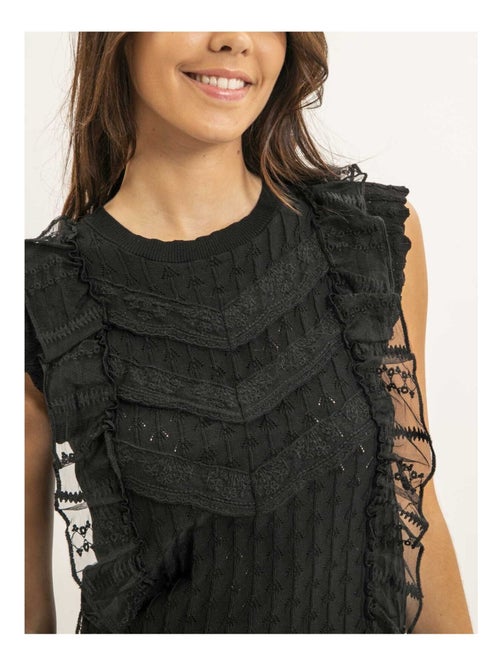 Top sans manches dentelle FEVIA - Kiabi Top sans manches dentelle FEVIA - Kiabi