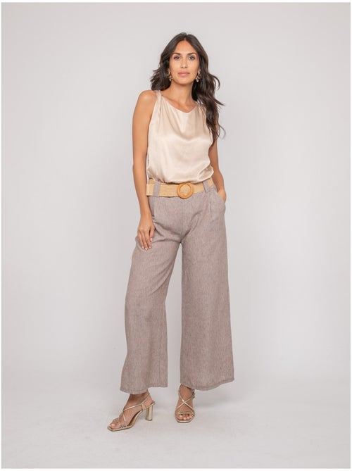Top sans manches effet satin FARESSIE - Kiabi
