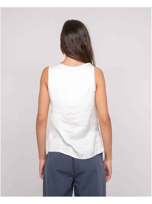 Top sans manches effet satin FARESSIE - Kiabi