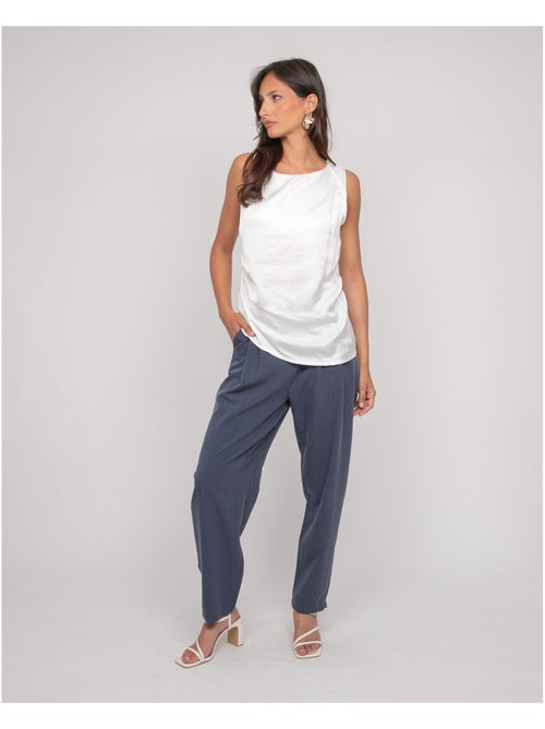 Top sans manches effet satin FARESSIE - Kiabi