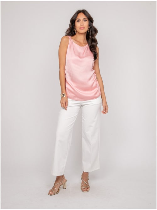 Top sans manches effet satin FARESSIE - Kiabi