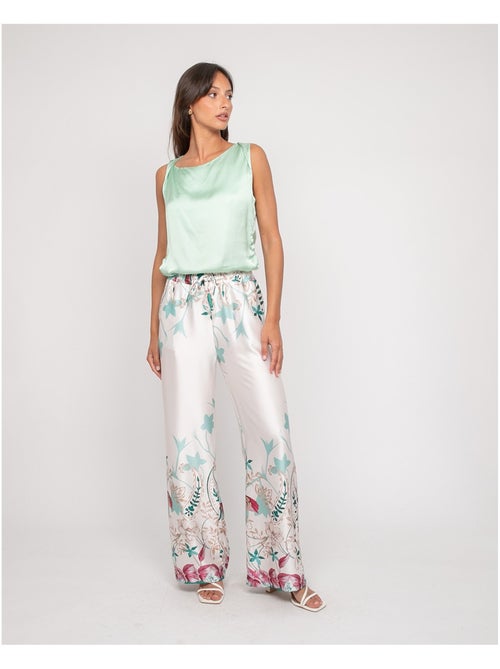 Top sans manches effet satin FARESSIE - Kiabi