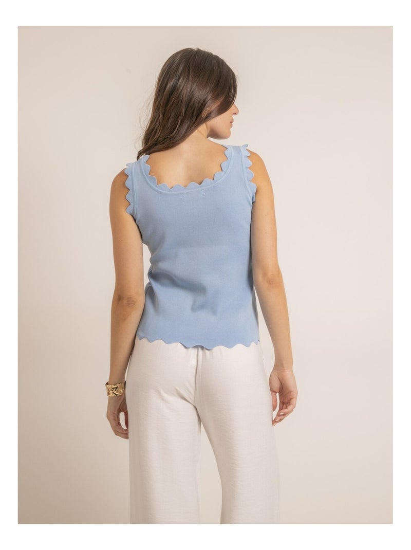 Top sans manches FATEL Bleu - Kiabi