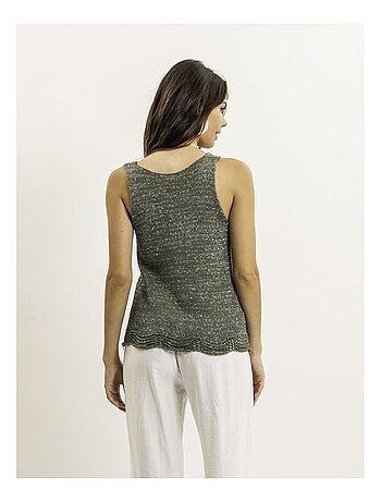 Top sans manches maille lurex KENATRA