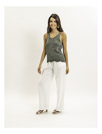 Top sans manches maille lurex KENATRA