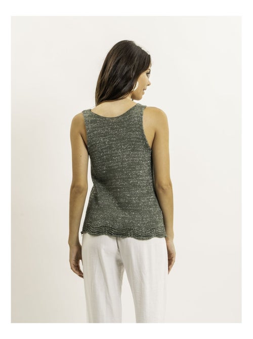 Top sans manches maille lurex KENATRA - Kiabi