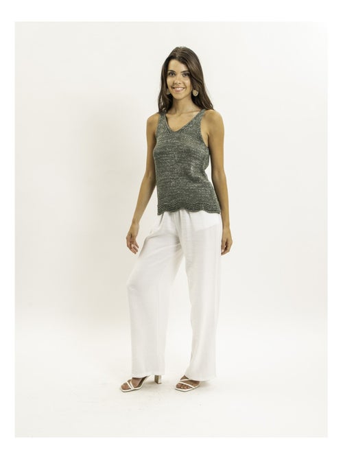 Top sans manches maille lurex KENATRA - Kiabi