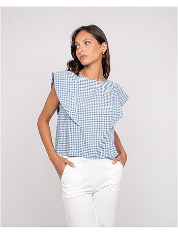 Top sans manches motif FOMELIE