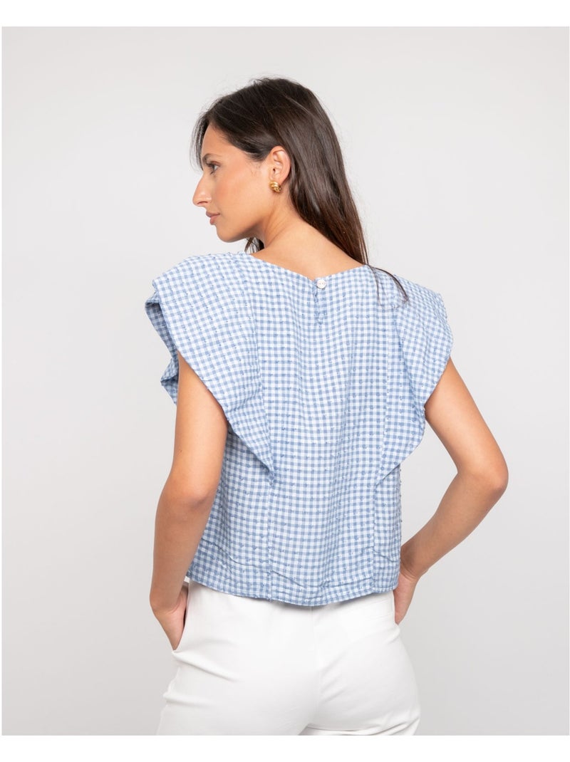 Top sans manches motif FOMELIE Bleu - Kiabi