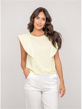 Top sans manches motif FOMELIE