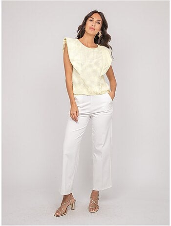 Top sans manches motif FOMELIE