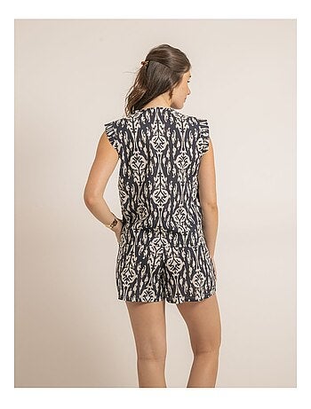 Top sans manches motifs FLAYA