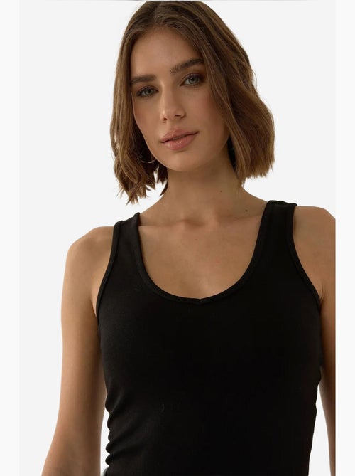 Top v-hals hiccup - Kiabi Top v-hals hiccup - Kiabi