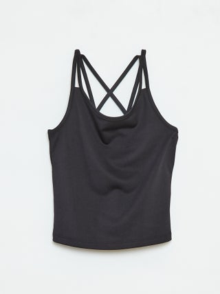 Top van stretchstof