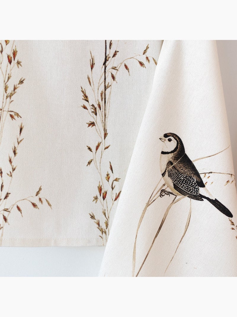 Torchon (2 pi?ces) Happy birds "Happyfriday" Multicolore - Kiabi