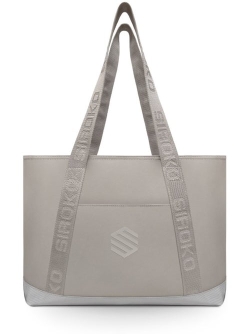 Tote bag de sport et voyage fitness homme et femme bootcamp light gray - Kiabi