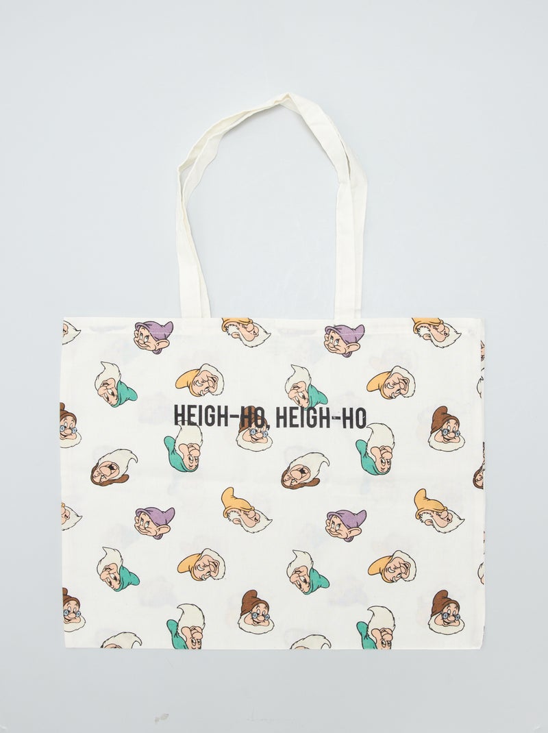 Tote bag 'Disney' Blanc - Kiabi
