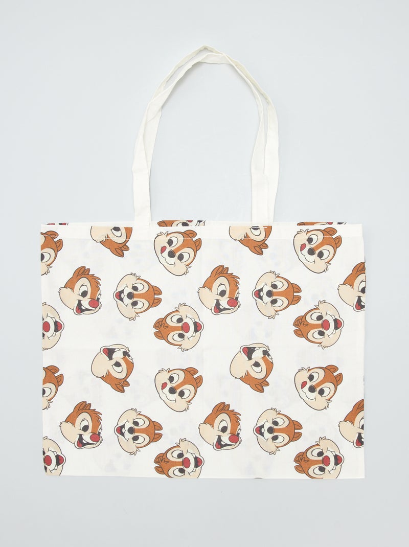 Tote bag 'Disney' Blanc - Kiabi