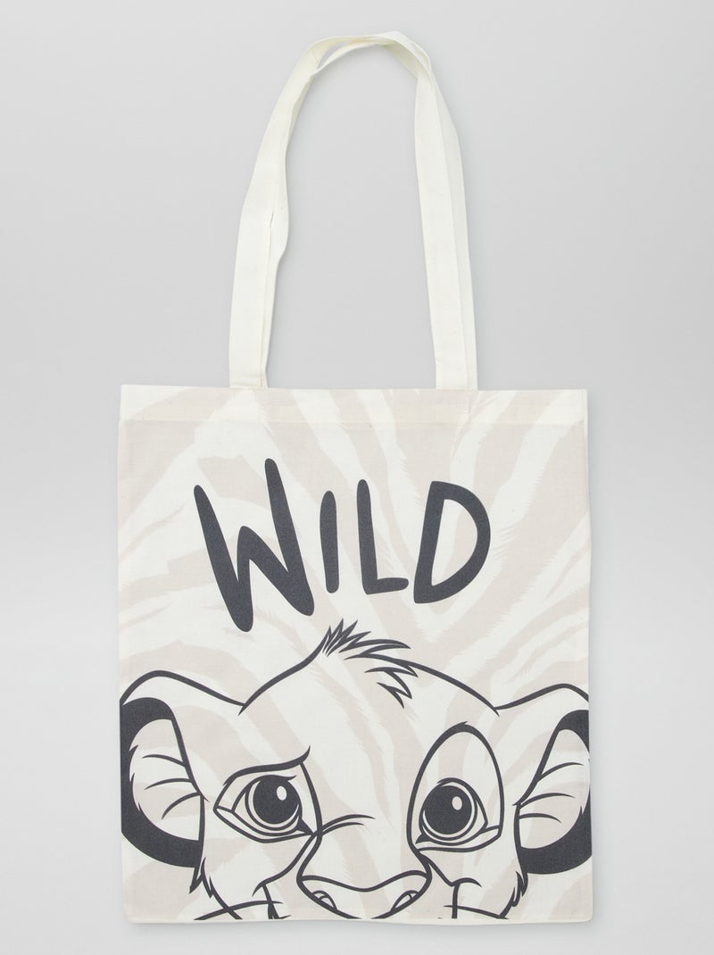 Tote bag 'Disney' Blanc 'Simba' Kiabi 3.50€