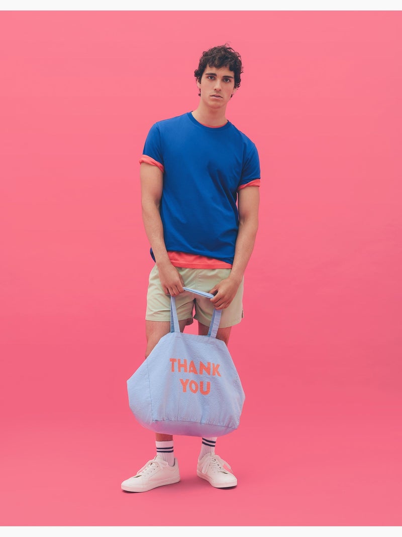 Tote Bag MO 30 jaar, MO Fashion Blauw - Kiabi