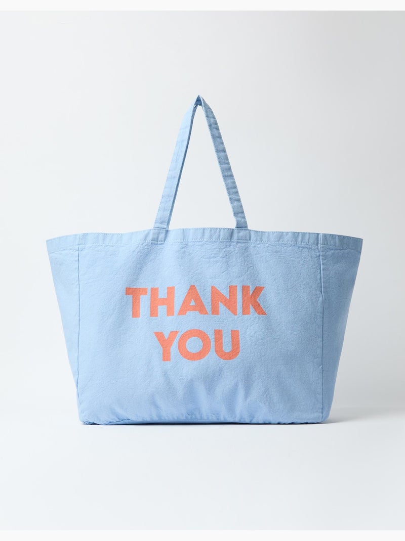 Tote Bag MO 30 jaar, MO Fashion Blauw - Kiabi