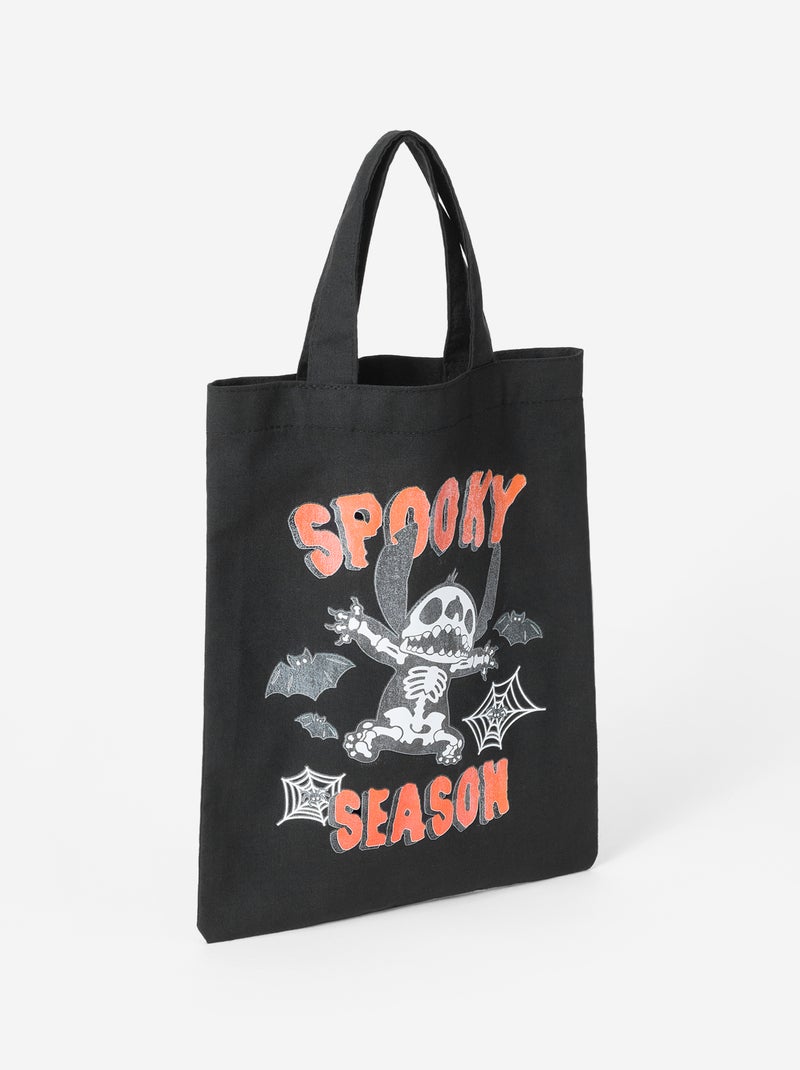 Tote bag / Snoepzak voor Halloween 'Stitch' 'Disney' Zwart - Kiabi