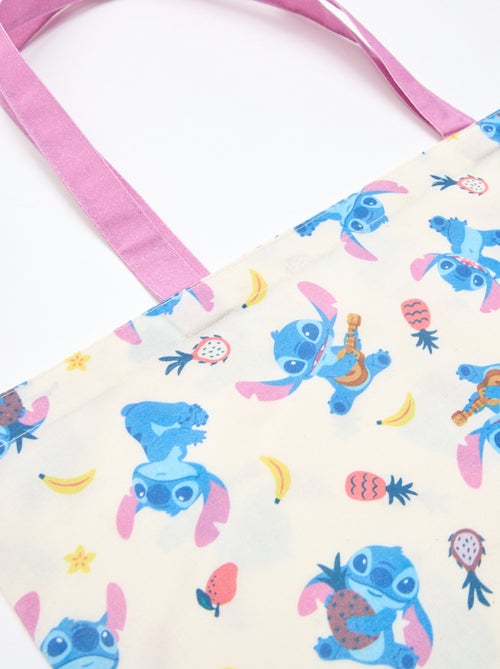 Tote bag XL en tissu 'Stitch' - Kiabi