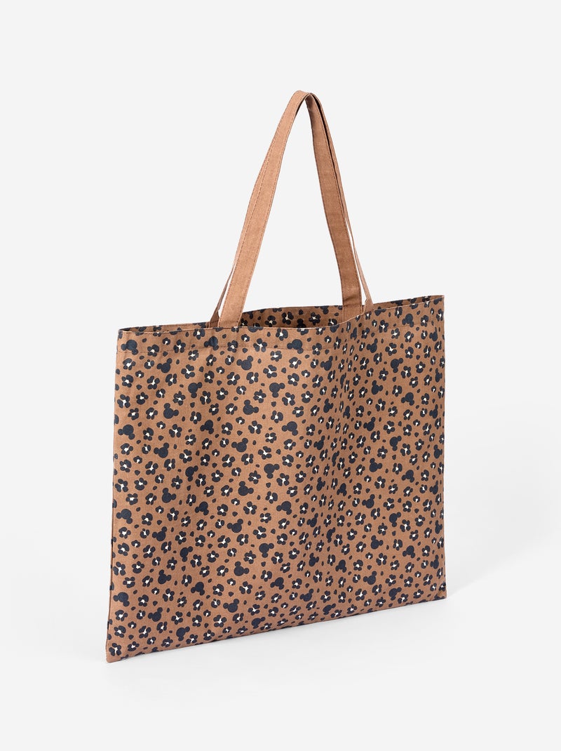 Tote bag XL 'Mickey' 'Disney' Marron - Kiabi
