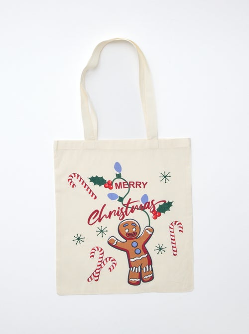 Tote bag XL 'Skrek' 'Petit Biscuit' - Kiabi