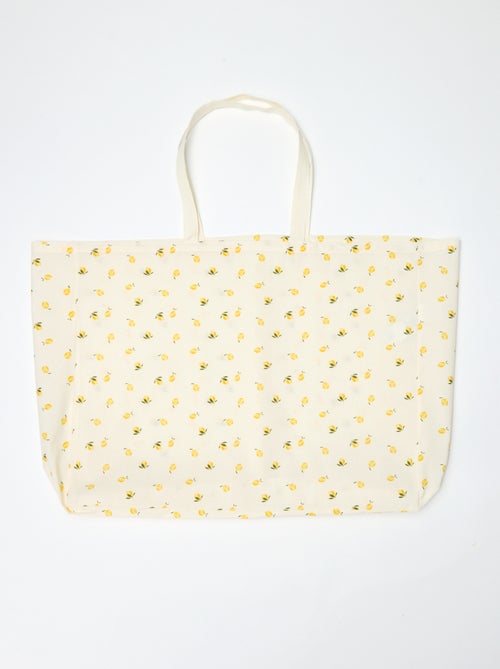 Tote-bag XXL en toile - Kiabi