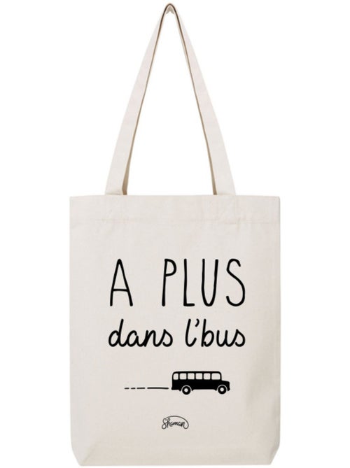 Totebag A PLUS DANS L'BUS - Kiabi Totebag A PLUS DANS L'BUS - Kiabi