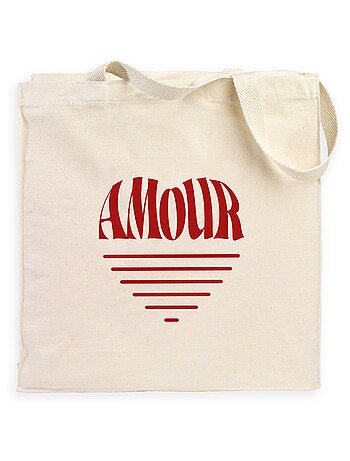 Totebag AMOUR COEUR 2