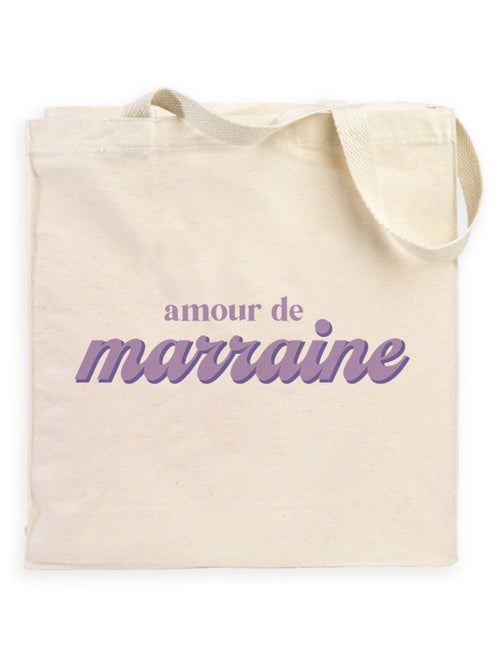 Totebag AMOUR DE MARRAINE - Kiabi Totebag AMOUR DE MARRAINE - Kiabi