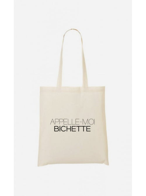 Totebag APPELLE-MOI BICHETTE - Kiabi Totebag APPELLE-MOI BICHETTE - Kiabi