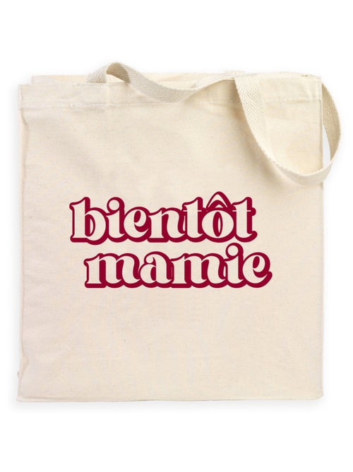 Totebag BIENTÔT MAMIE - Kiabi Totebag BIENTÔT MAMIE - Kiabi