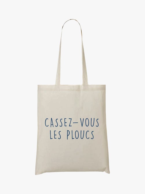 Totebag CASSEZ-VOUS LES PLOUCS - Kiabi Totebag CASSEZ-VOUS LES PLOUCS - Kiabi
