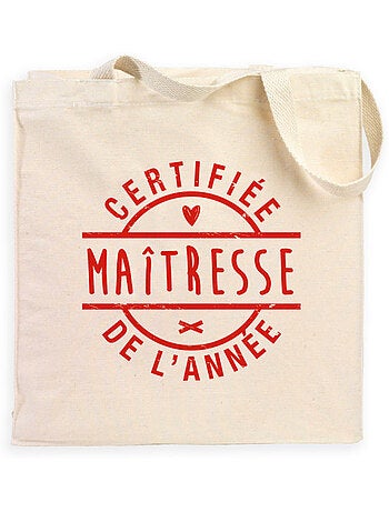 Totebag CERTIFIÉE MAÎTRESSE DE L'ANNÉE