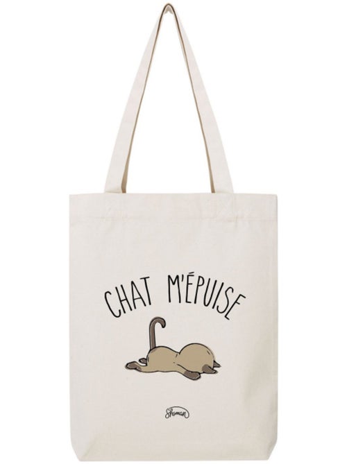 Totebag CHAT M'EPUISE - Kiabi Totebag CHAT M'EPUISE - Kiabi