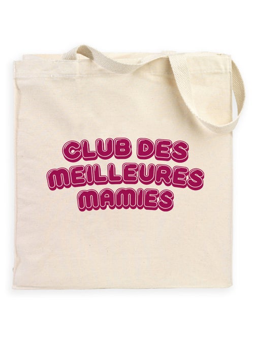 Totebag CLUB DES MEILLEURES MAMIES - Kiabi Totebag CLUB DES MEILLEURES MAMIES - Kiabi