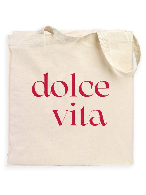 Totebag DOLCE VITA ROUGE - Kiabi Totebag DOLCE VITA ROUGE - Kiabi