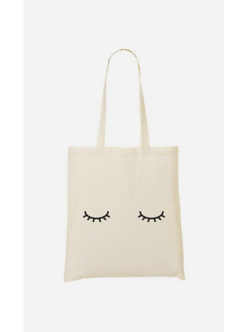Totebag EYES CLOSED - Kiabi Totebag EYES CLOSED - Kiabi