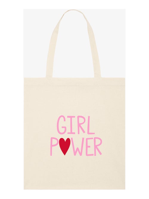 Totebag GIRL POWER MPT - Kiabi Totebag GIRL POWER MPT - Kiabi