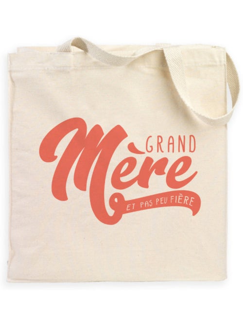 Totebag GRAND MÈRE ET PAS PEU FIÈRE - Kiabi Totebag GRAND MÈRE ET PAS PEU FIÈRE - Kiabi