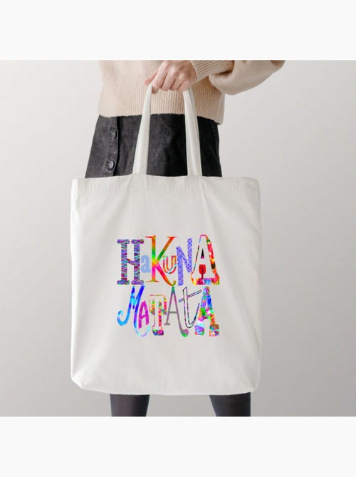 Totebag HAKUNA MATATA COLOR - Kiabi Totebag HAKUNA MATATA COLOR - Kiabi