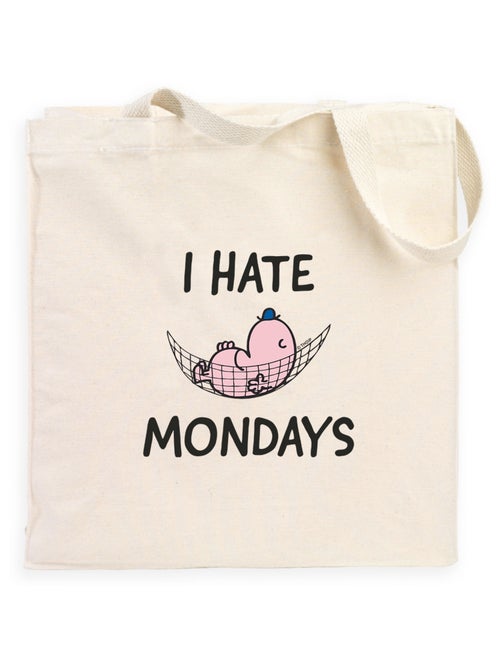 Totebag I HATE MONDAYS - Kiabi Totebag I HATE MONDAYS - Kiabi