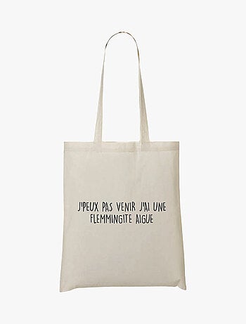 Totebag J'AI UNE FLEMMINGITE AIGUE