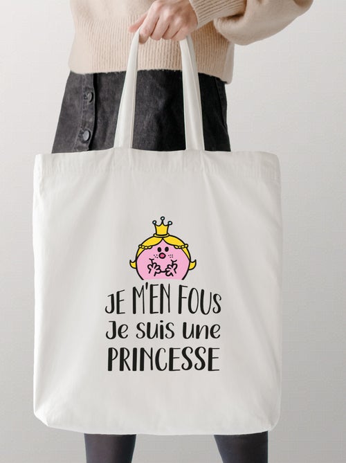 Totebag JE M EN FOUS JE SUIS UNE PRINCESSE - Kiabi Totebag JE M EN FOUS JE SUIS UNE PRINCESSE - Kiabi