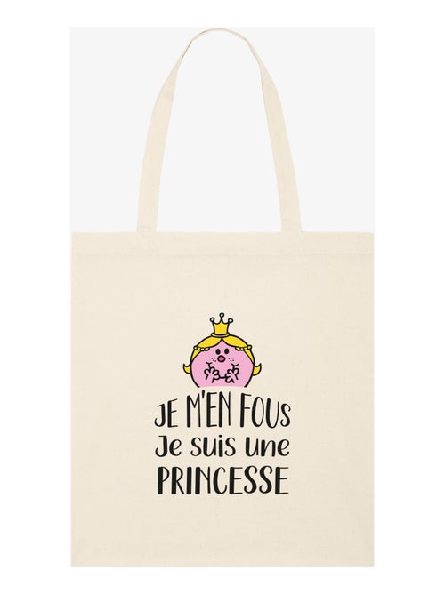 Totebag JE M EN FOUS JE SUIS UNE PRINCESSE - Kiabi Totebag JE M EN FOUS JE SUIS UNE PRINCESSE - Kiabi