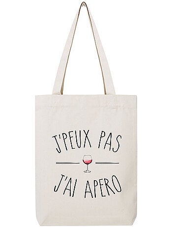 Totebag JE PEUX PAS J'AI APÉRO